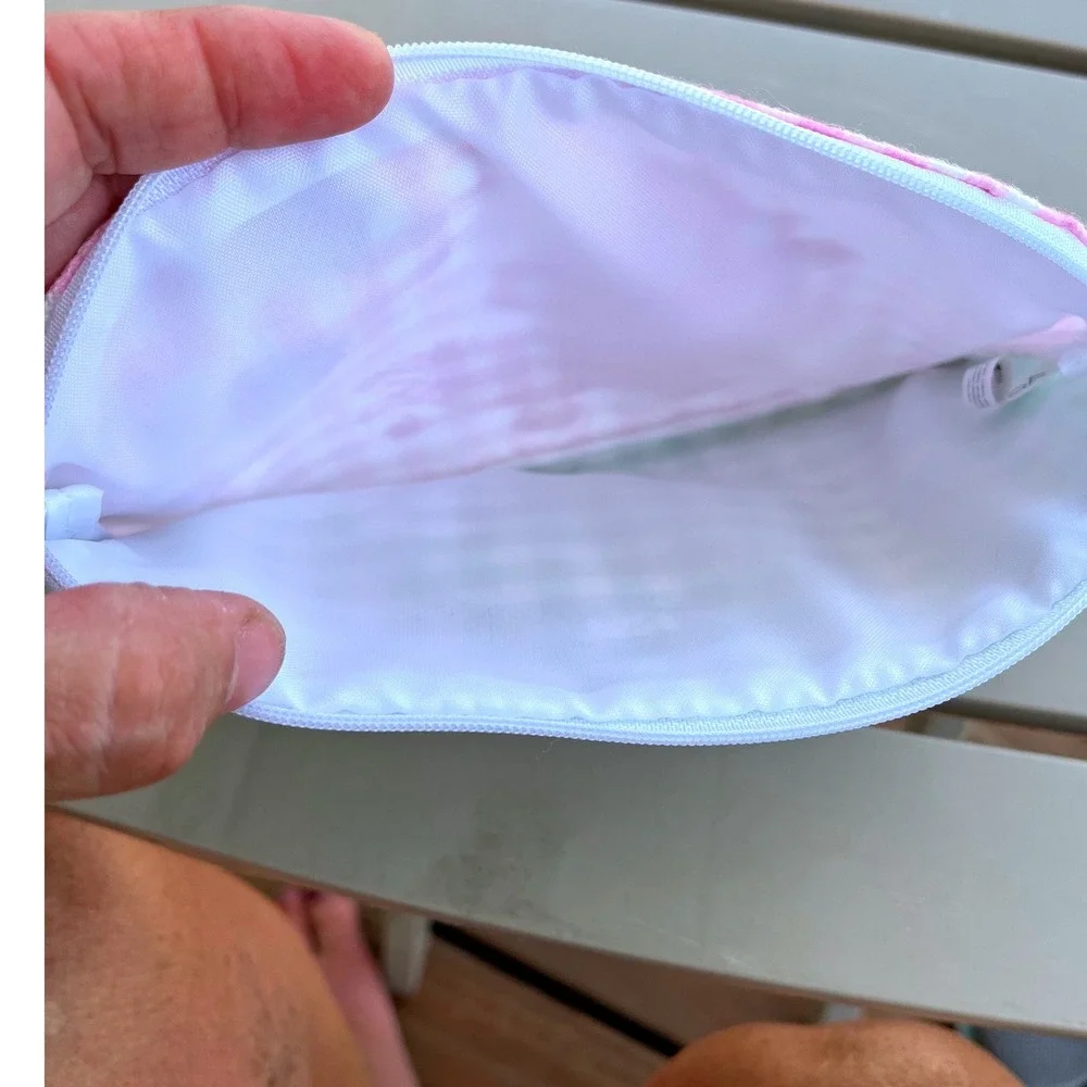 Yoobi‎ Wicked Katie Kime Pencil Zip Case Glinda Elphaba Gingham Pink Green NEW